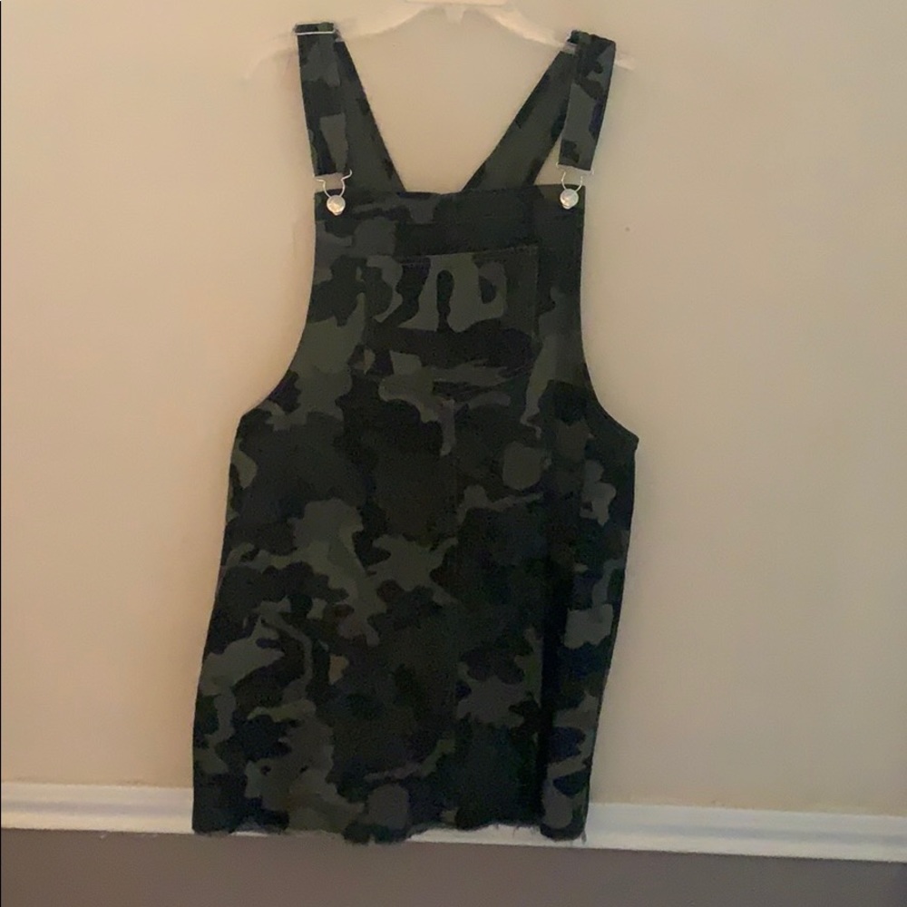Cute Camo overall dress